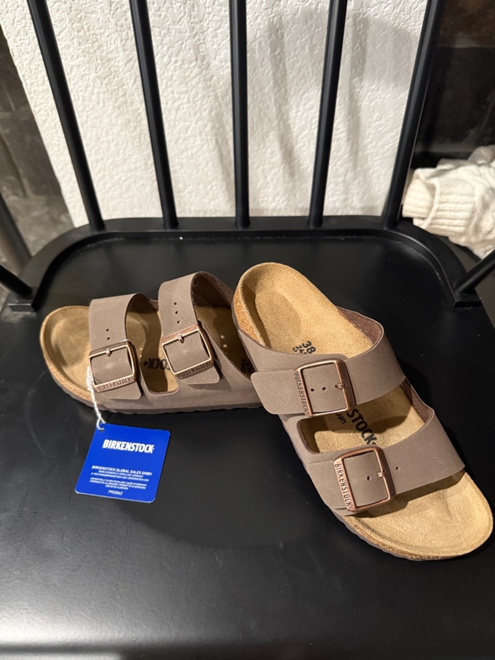 Birkenstock Arizona Two-Strap Sandals in Brown